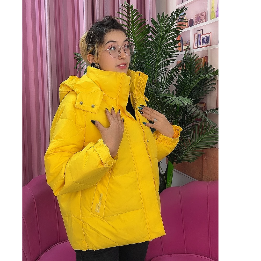 克莱因蓝棉衣女冬季ins潮牌宽松休闲棉服外套保暖加厚立领面包服