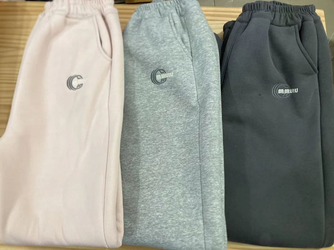 165，170特大童加厚羊驼绒束脚华棉休闲裤