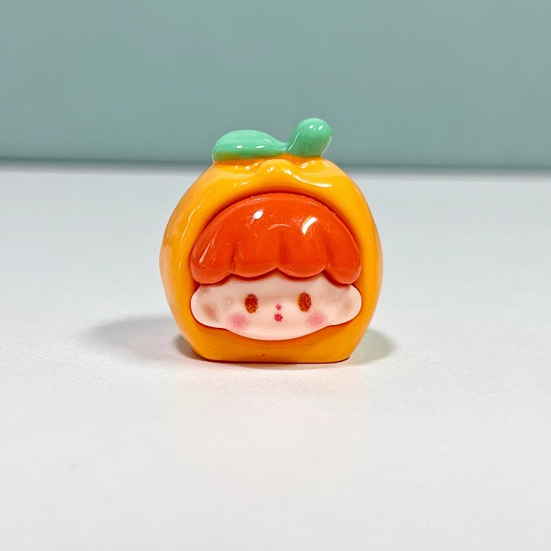 卡通阿卓实色可爱水果diy安全树脂微观盲盒摆件