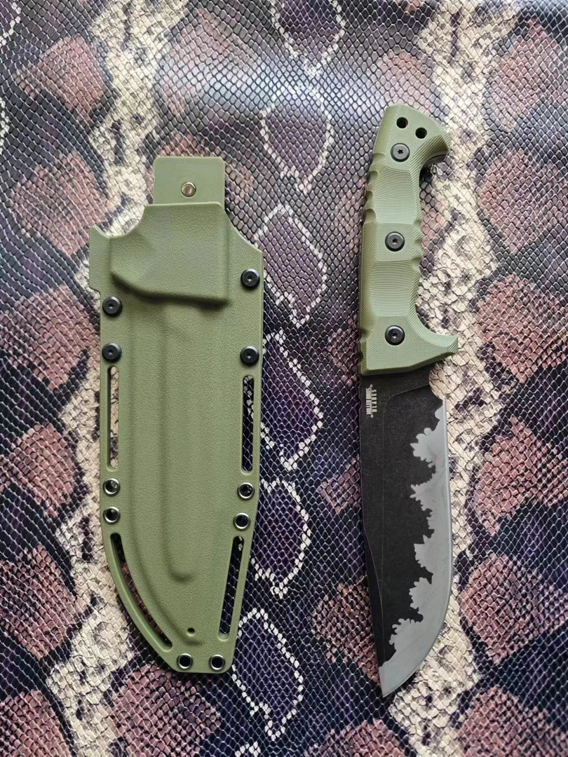 刀驰剑林 M33户外多功能餐刀 野营水果刀 野餐切菜刀带鞘水果刀