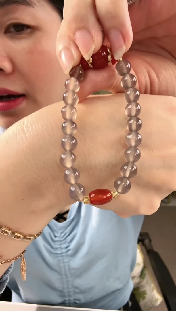 【闪购商品】玛瑙/玉髓手链未镶嵌敌*虎手链