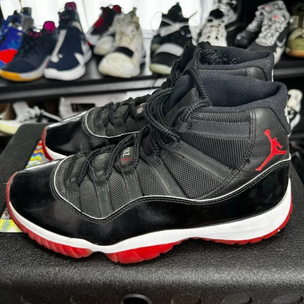 42.5码 aj11黑红 中古实战性价比耐克运动鞋篮球鞋 实拍如图