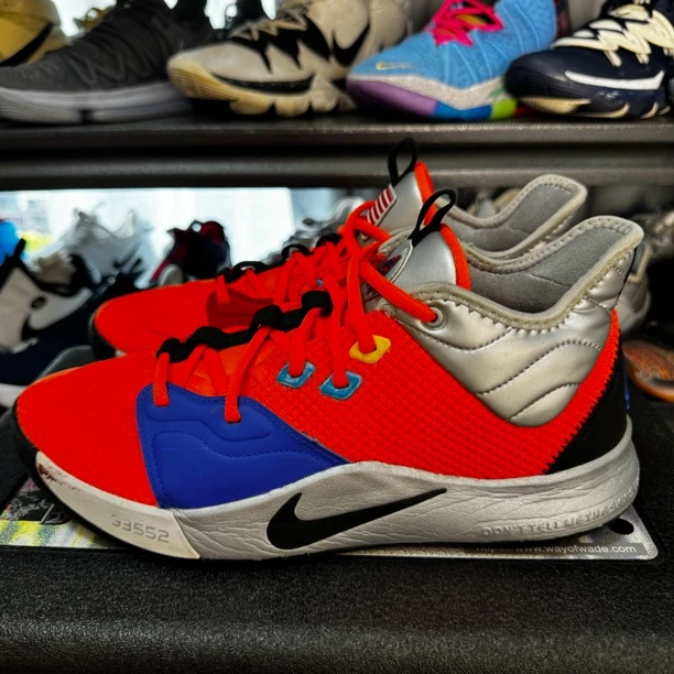 pg3nasa橙色 44码 中古实战性价比耐克运动鞋篮球鞋 实拍如图