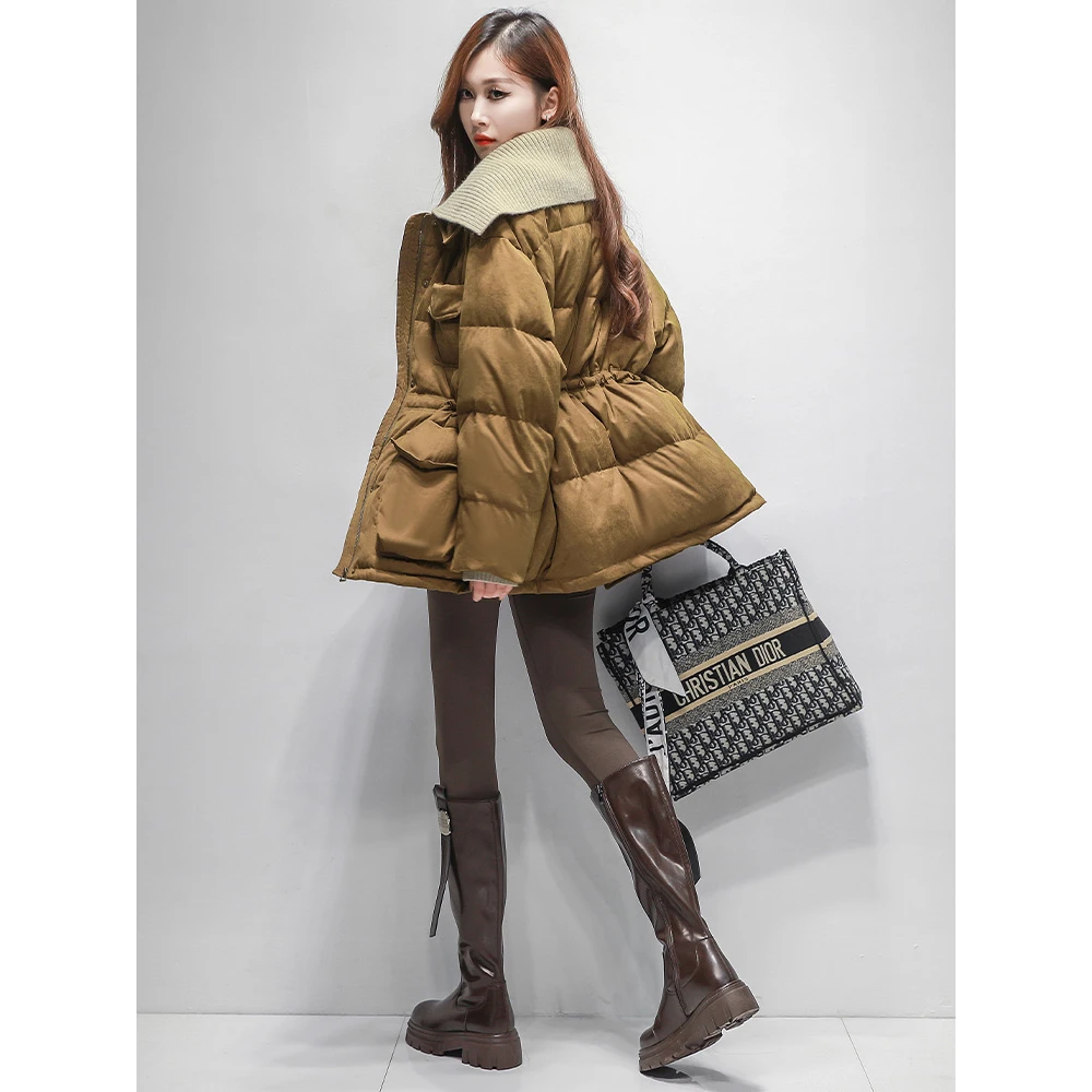 冬季时尚羽绒服女短款2025新款小个子加厚保暖流行女士洋气外套冬