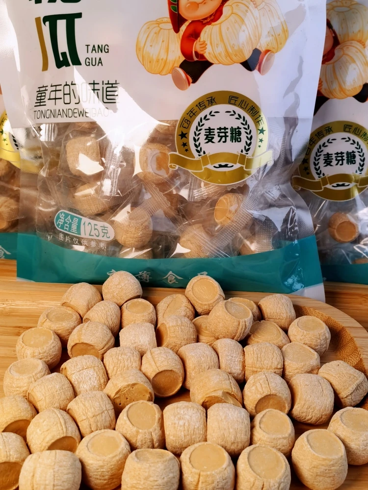 麦芽糖老式糖瓜手工灶糖年货怀旧原味米糖童年饴糖叮叮糖小包装0