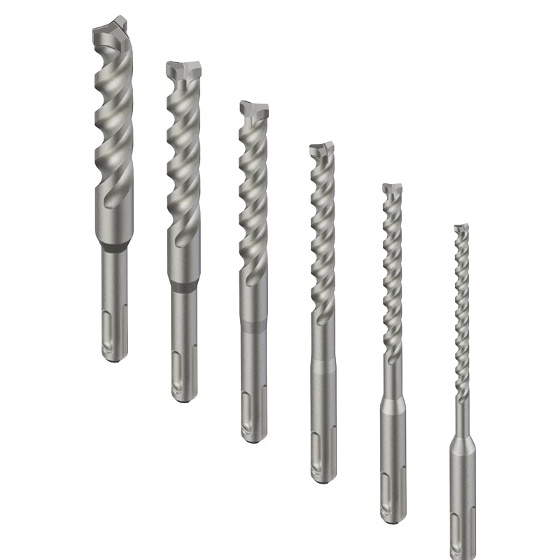 速钻电锤钻头整体三刃合金钢筋混凝土保温墙胶塞膨胀螺栓植筋打孔