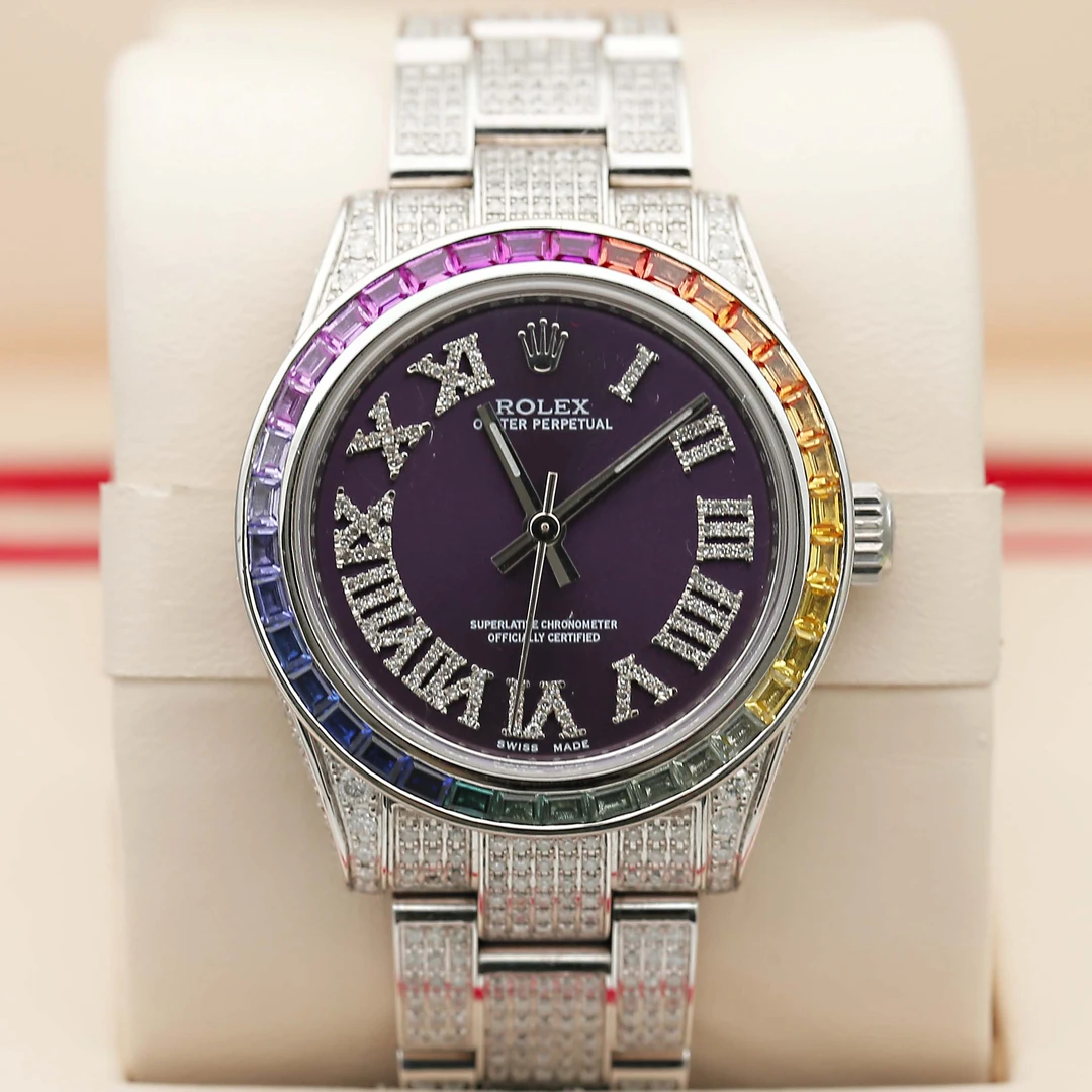 99新 Rolex/劳力士 蚝式恒动177200自动机械女表/31mm/后镶钻单表