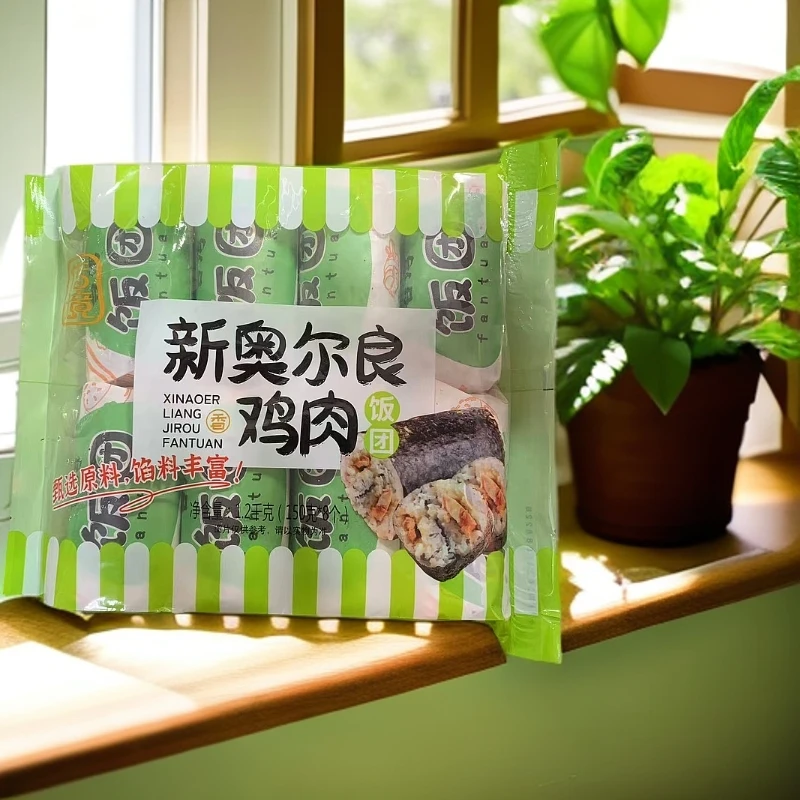 【2025年8月22日】传境新奥尔良鸡肉饭团1.2kg（150g*8个）*2袋