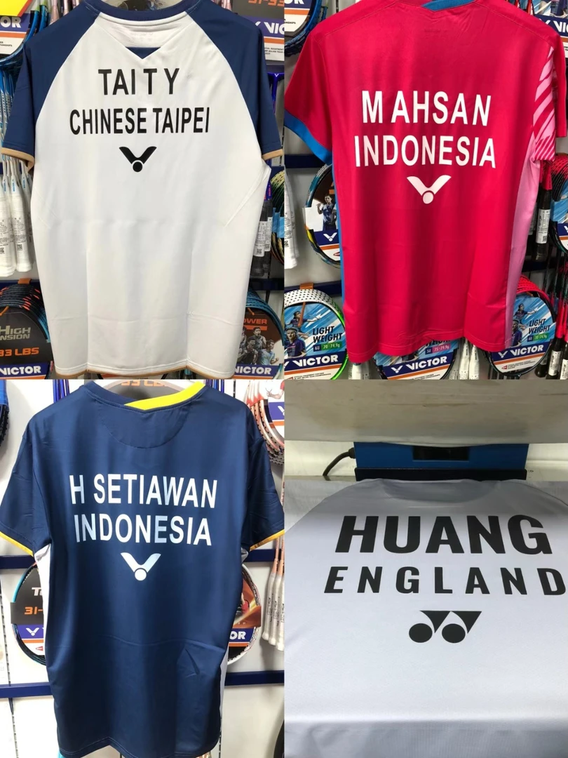 羽毛球服个性化定制印花热转印LOGO队标定制系列