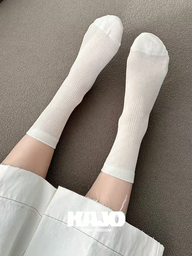 KAJO设计师品牌 蛋白 中筒袜 ganjue买手店