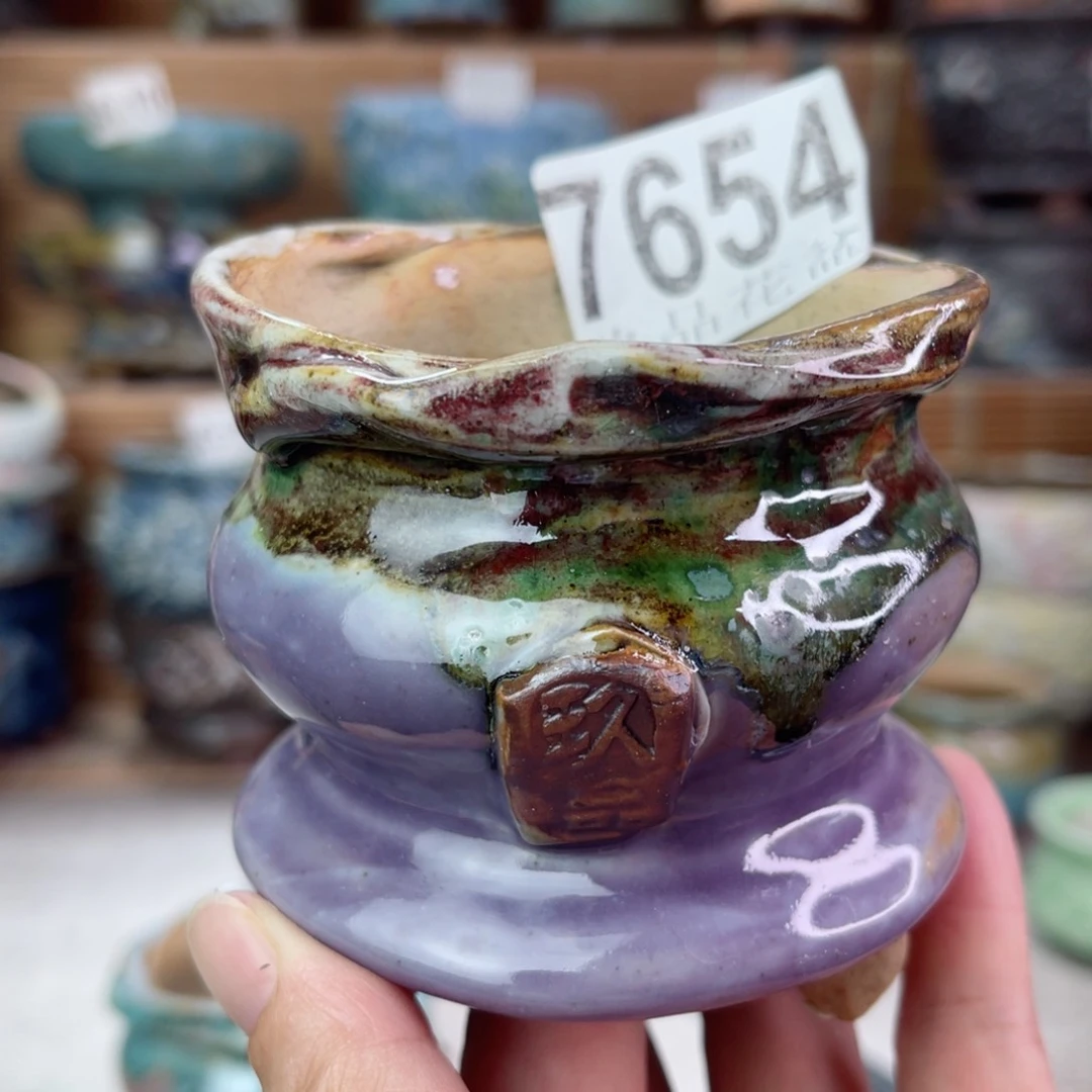 景德镇玖品套餐艺术罐,全手工制作瑕疵