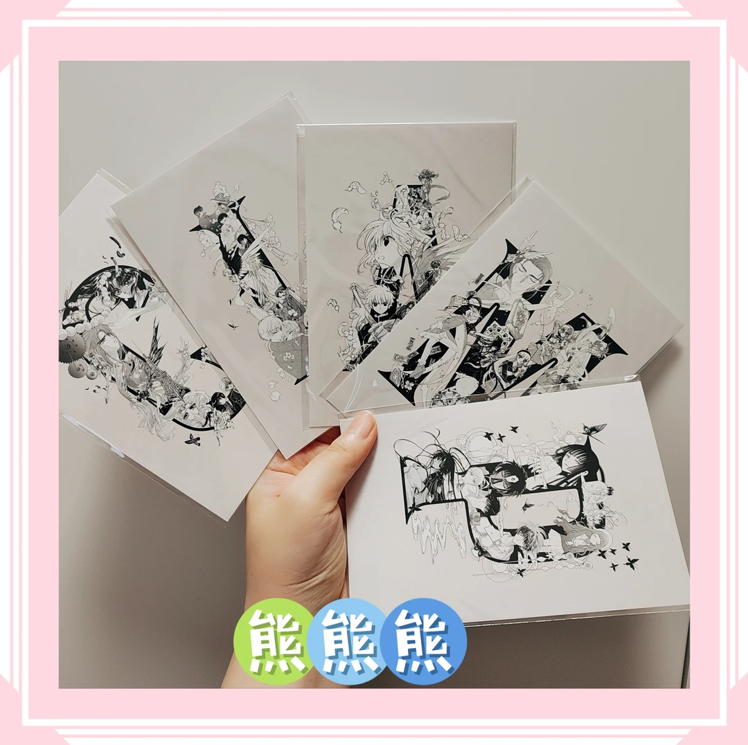 【clamp展明信片】(一套五张)