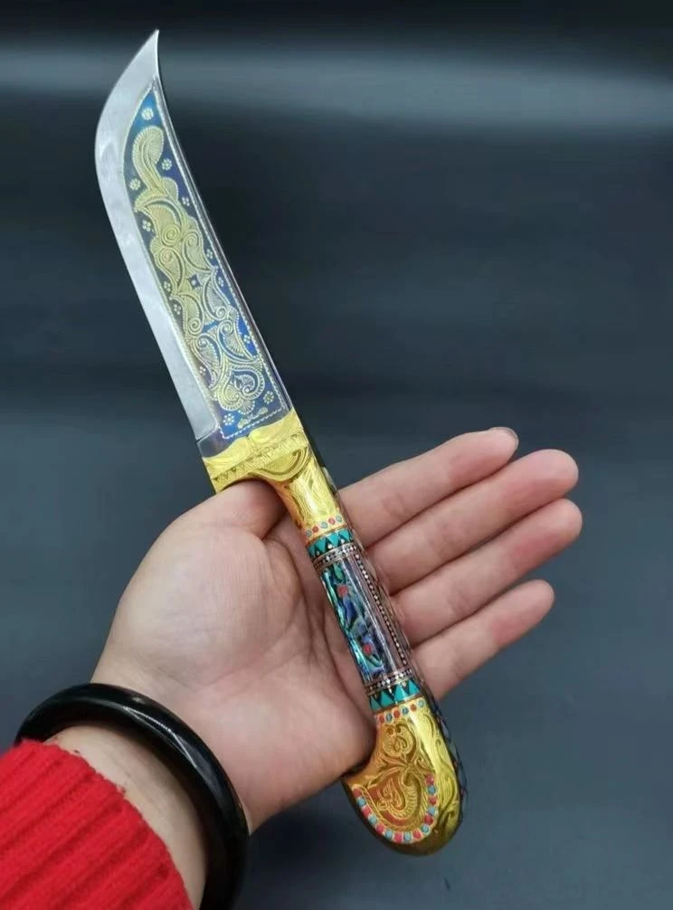 纯手工制作 英吉沙小刀