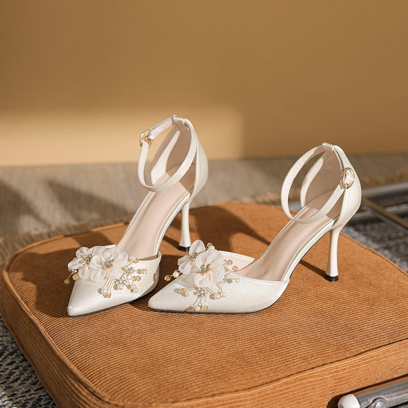 小码31 32 33大码41-43尖头细跟时尚气质通勤百搭不累脚高跟鞋女