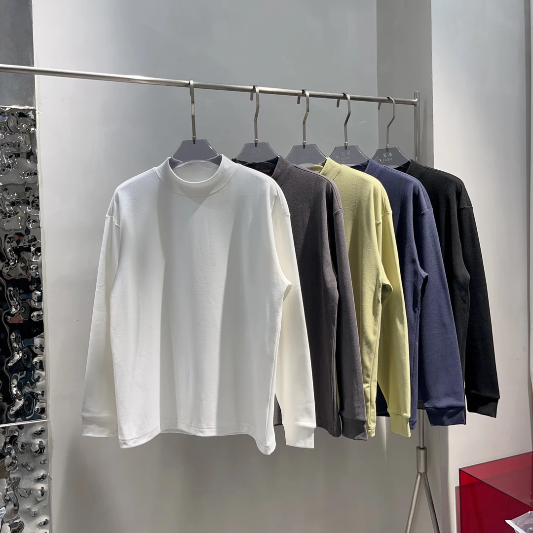 【赢家】秋冬季半高领磨毛绒感保暖舒服情侣款打底179