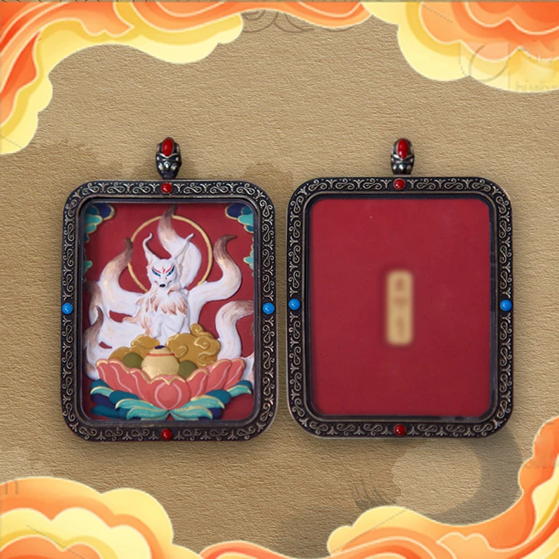 铜吊坠 【五台山】复古九尾狐国风中国风时尚国潮气质中古