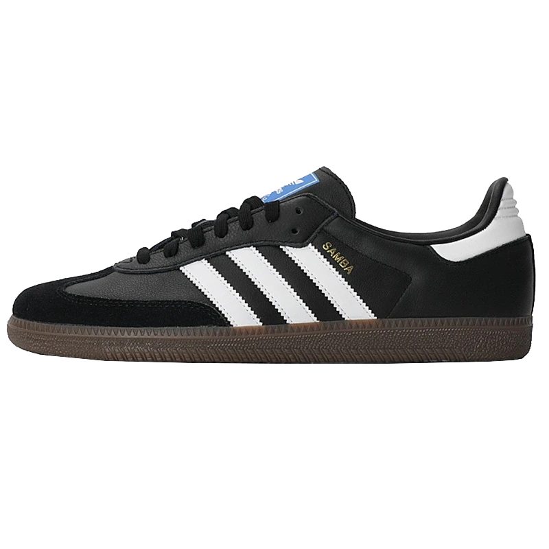 Adidas正品三叶草SAMBA OG男女经典低帮经典休闲板鞋黑色B75807