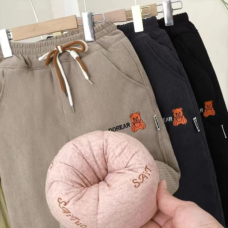 【四层加厚棉裤】儿童加棉保暖裤男女童加厚款休闲裤秋冬款童裤外穿