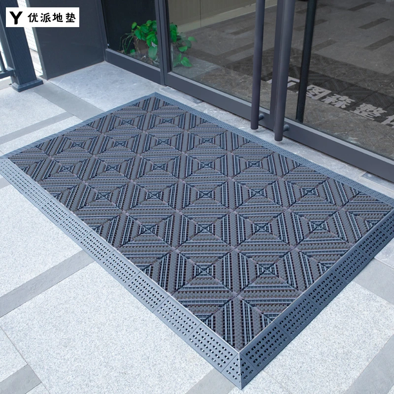 酒店商铺大门口进门拼接高档门垫入户门地垫门外门厅商用防滑脚垫