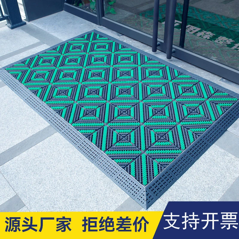 源头厂家高档入户门地垫户外大面积拼接门垫防滑垫商场门口脚垫子