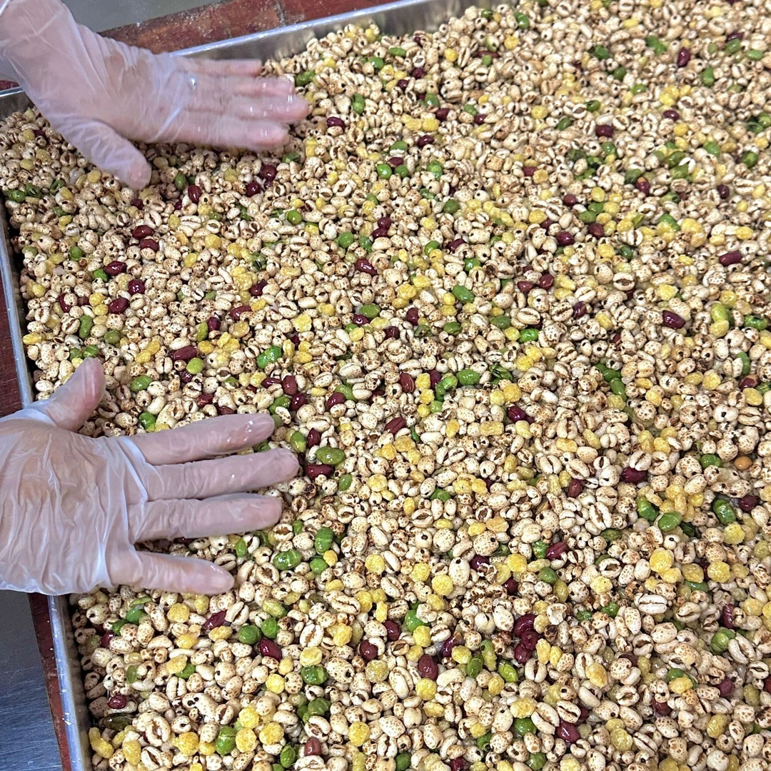 温州特产手工传统糕点 五谷杂粮薏米炒米花糖500g装