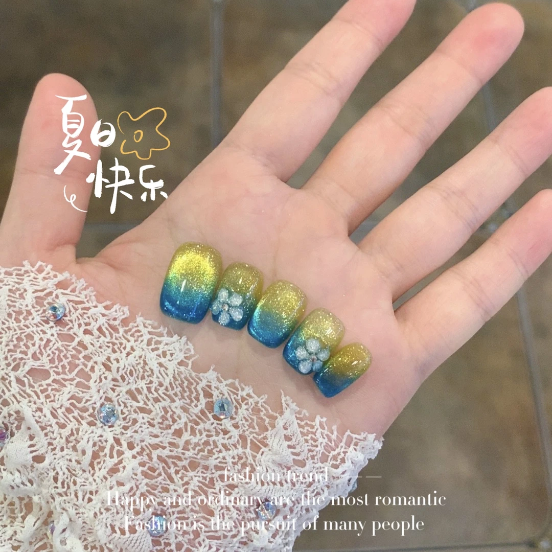 【冰草茉莉】367大小姐 高端手工穿戴甲10片