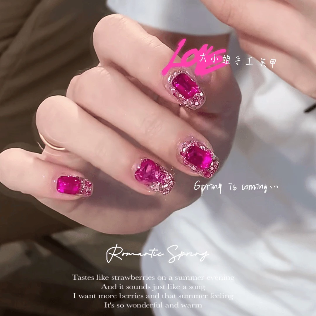 【潇洒小姐】343大小姐 高端手工穿戴甲10片