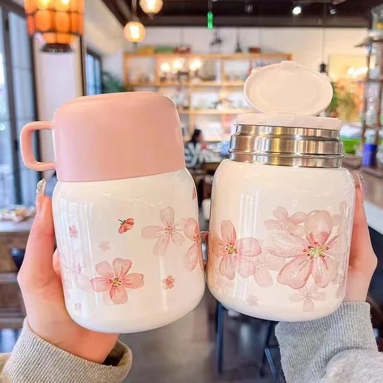 网红保温焖烧杯银耳羹焖粥不锈钢保温保冷杯大容量便携