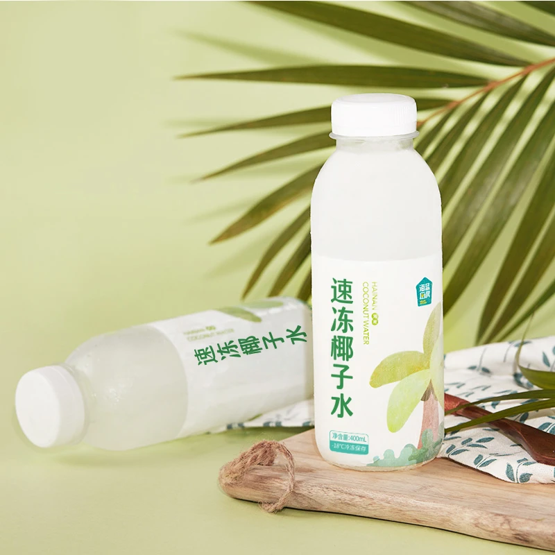 海蓝厨房海南速冻纯椰青水400ml*1瓶装新鲜椰子水夏日清凉解渴