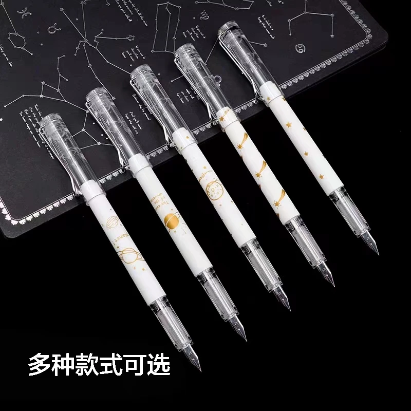 可奇家直液式可换墨囊钢笔（蓝色）