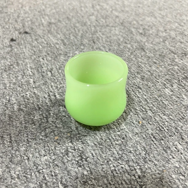 高端茶具绿琉璃茶杯1