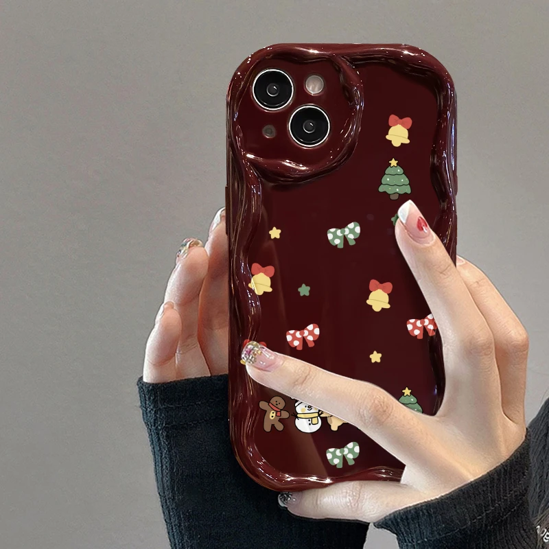 小熊苹果15ProMax手机壳iPhone14新款13硅胶12简约11软壳X女8