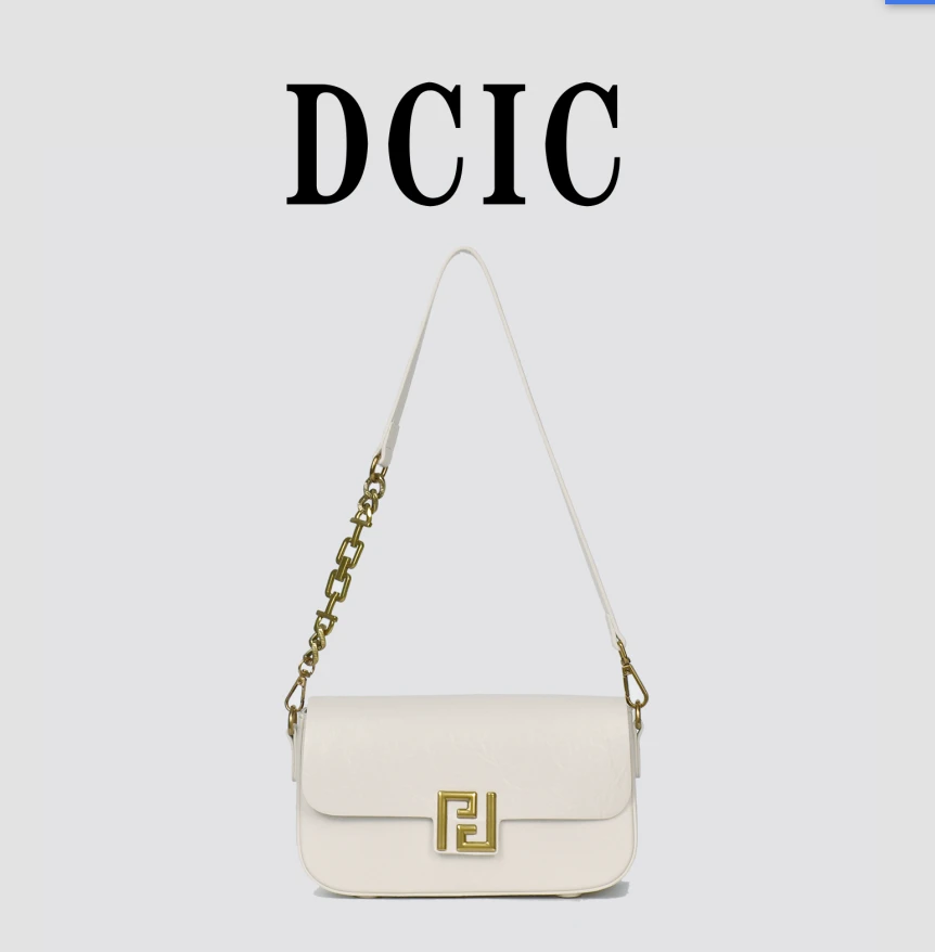 2024新款经典纯色女士斜跨腋下单肩包LNX-05215白