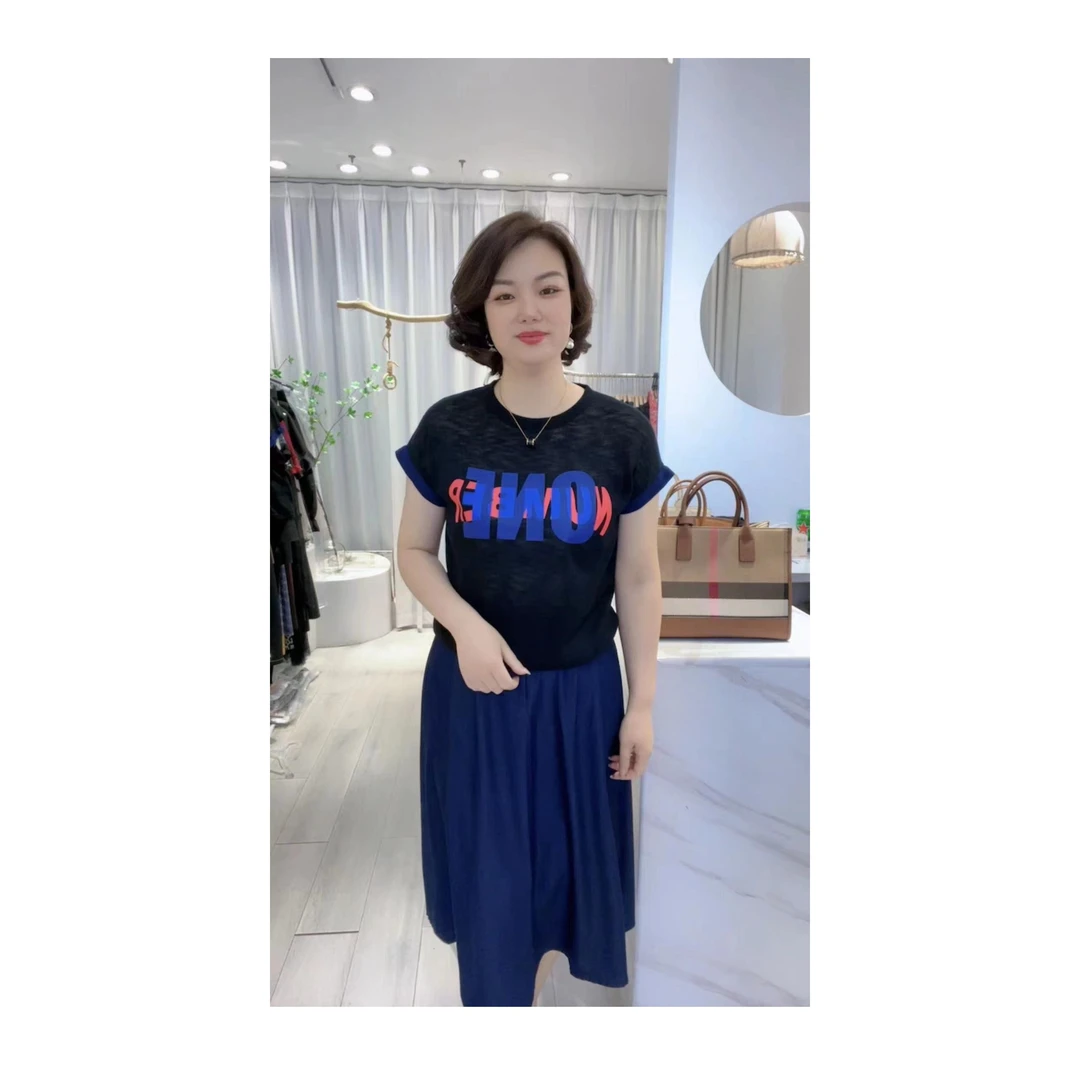 《林李上新》23132时尚洋气短袖套装