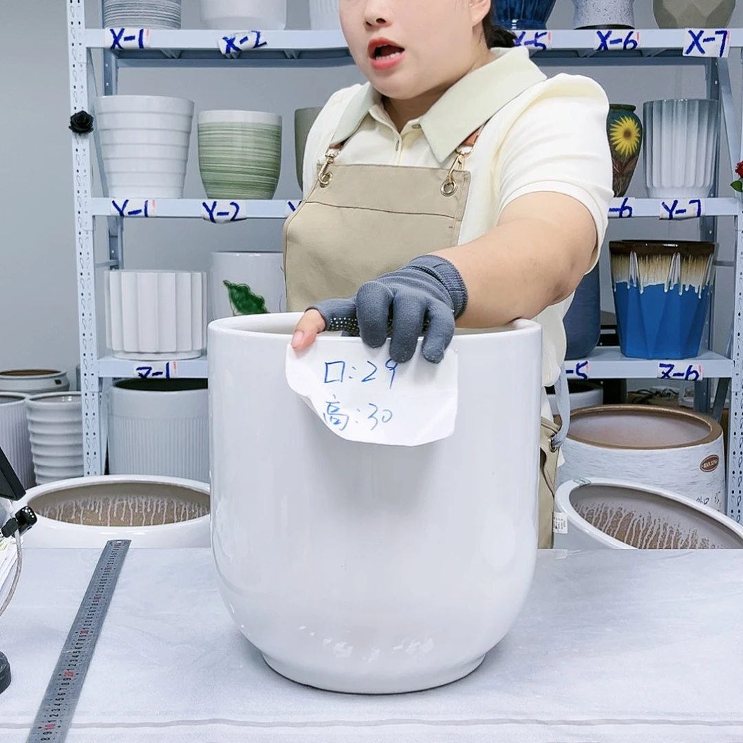 陶瓷20CM（含）-50CM（不含）口径29-30亮白