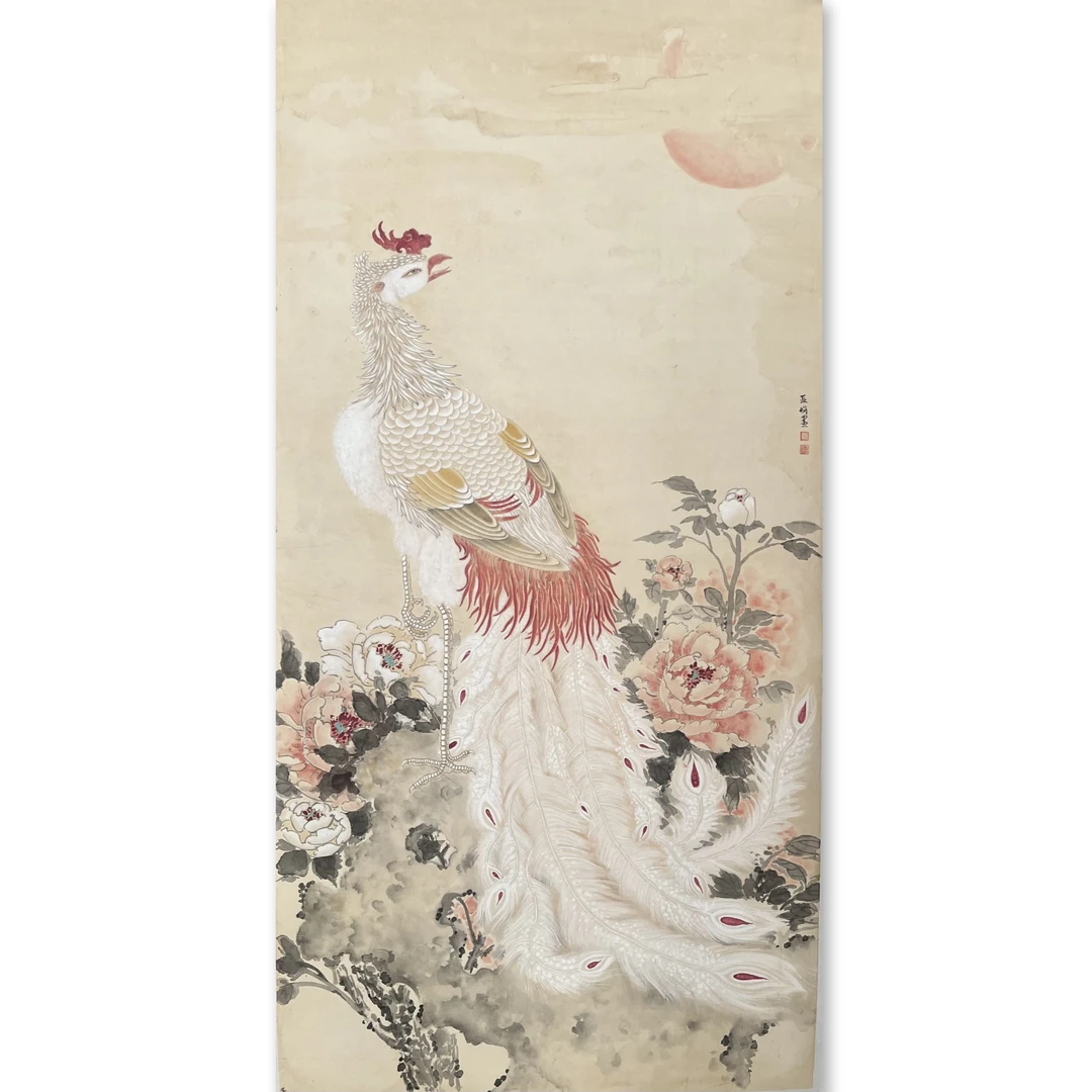 史亚娟+四尺137*68厘米+工笔花鸟