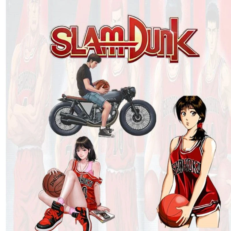 灌篮高手个性车贴流川枫反光车贴车玻璃电动车赤木晴子创意车贴纸