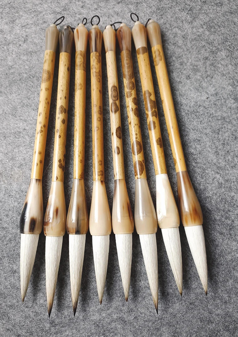 （悦）高品质兼毫提斗福字斗方对联作品笔