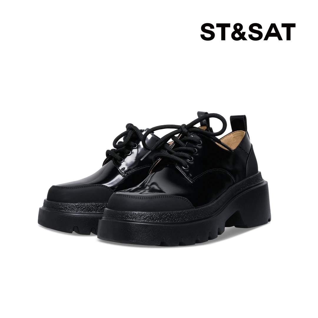 【春款上新】星期六英伦风百搭时尚厚底2024新款乐福鞋SS33111R02