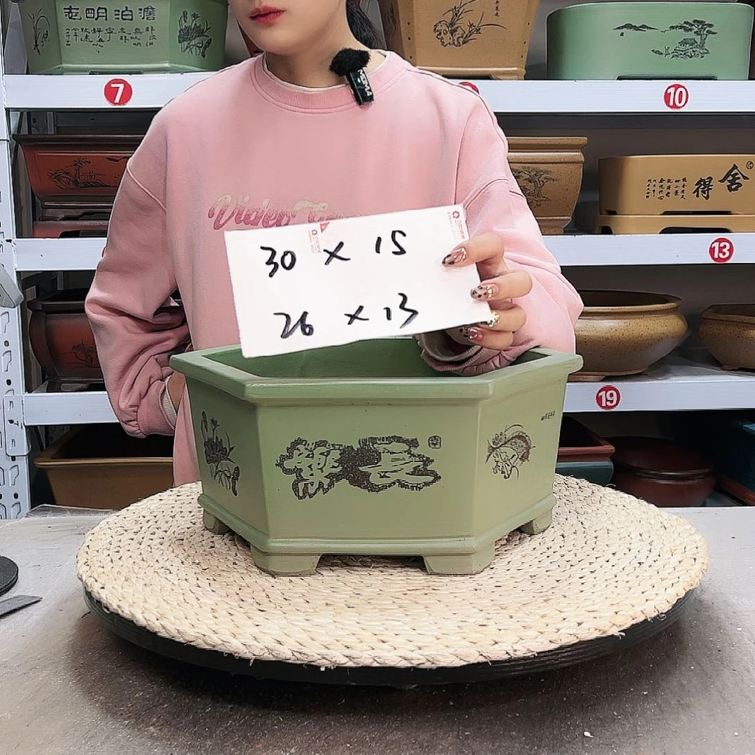 紫砂花盆紫砂花盆