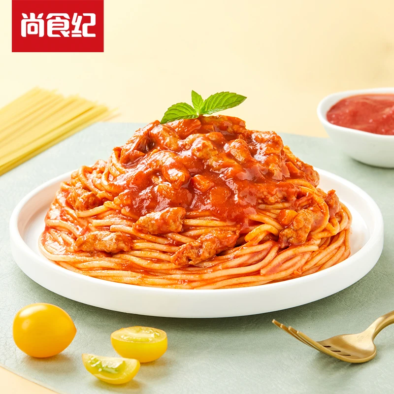 尚食纪加热即食意大利面免煮意面番茄肉酱意面400g/袋儿童早餐DR】