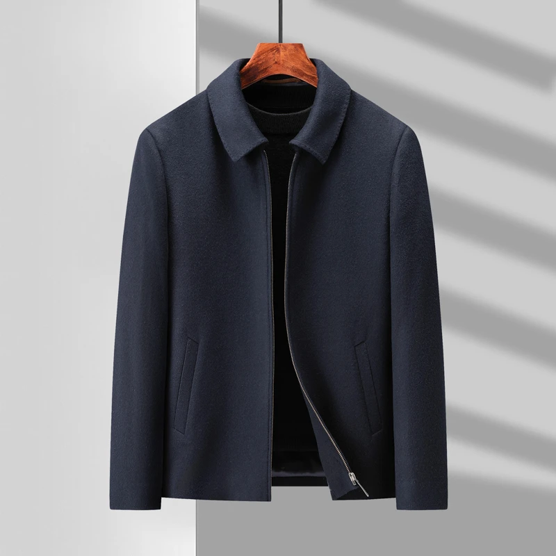 【反季福利款】90羊10桑蚕丝2309高品质商政夹克男装男士商务休闲