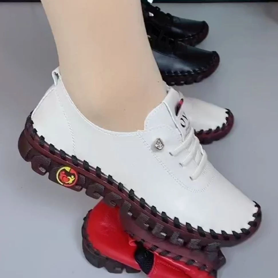 新款软底软面手工制作鞋舒适百搭