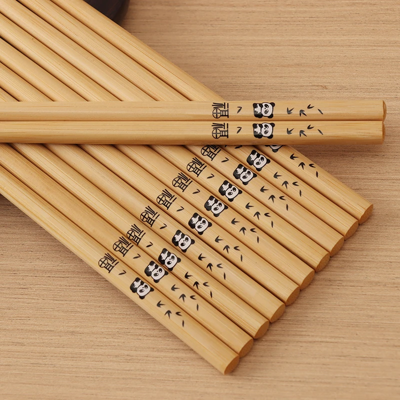 天然楠竹家用筷子高档竹筷防霉中式防滑餐具天然无漆无蜡家庭筷子