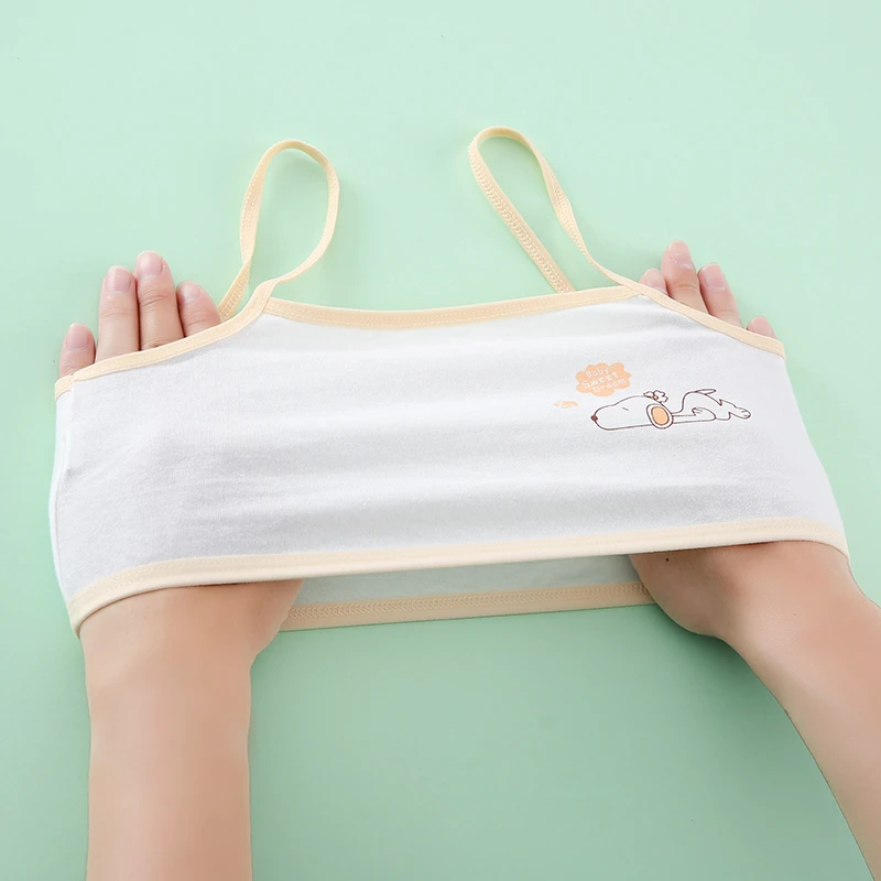 女童内衣小背心发育期初中生6-15岁吊带儿童抹胸女孩少女小学文艺