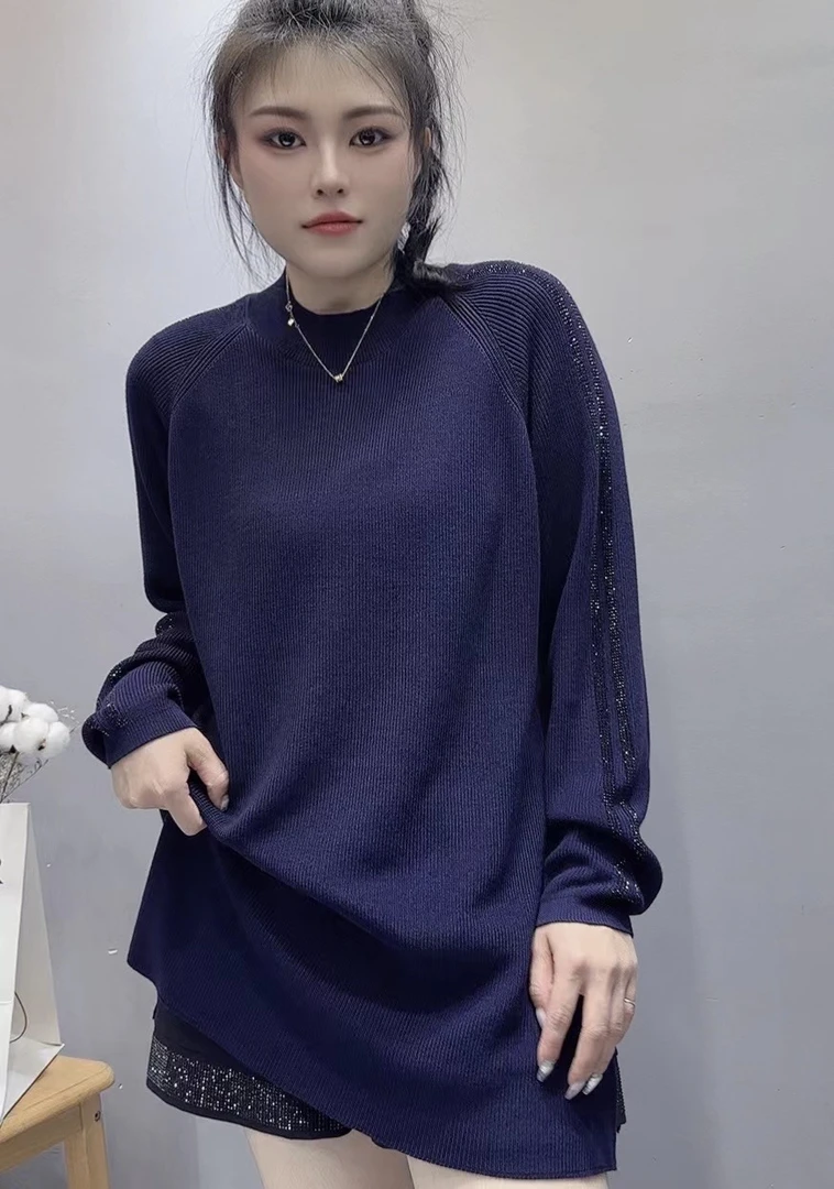 4118丝光棉大版针织毛衣