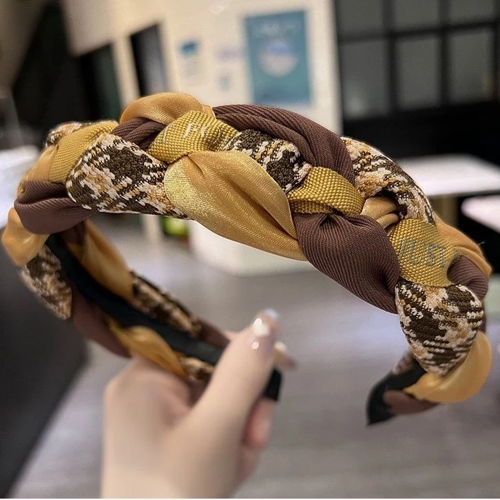 韩版气质女孩发箍网红2022年新款夏天压发感发饰洗脸麻