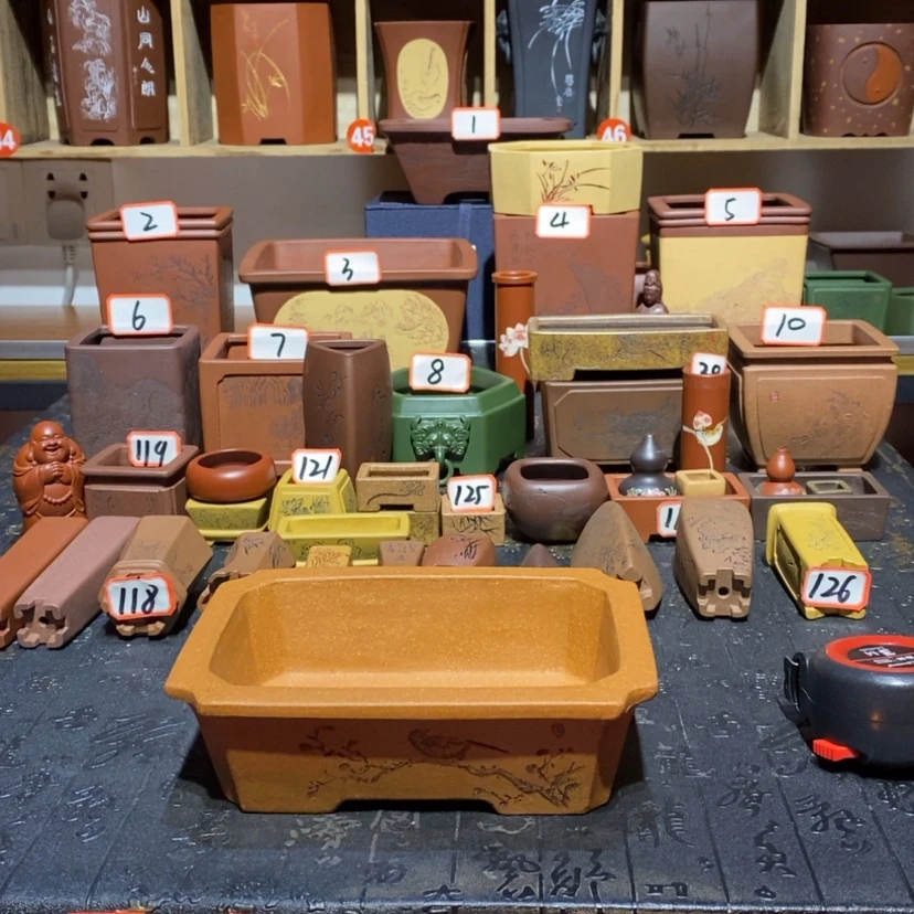 【闪购商品】紫砂花盆13/9/5