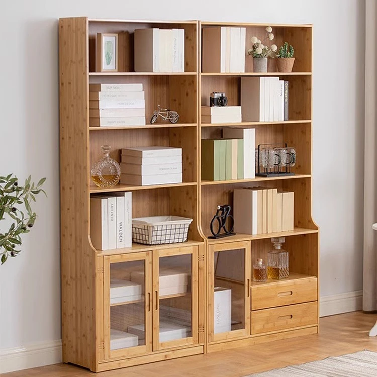 书架落地客厅置物架分层收纳储物柜简约现代窄缝转角客厅靠墙书柜