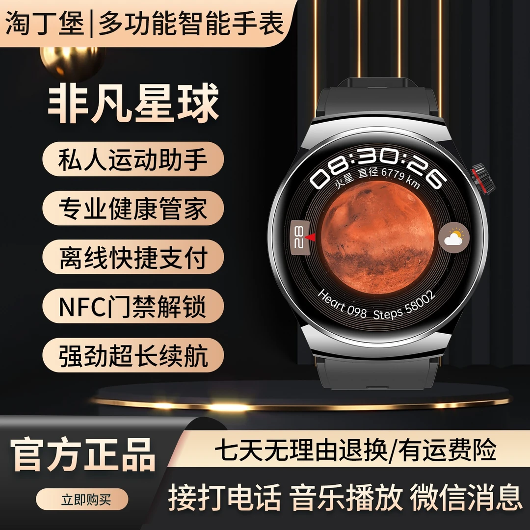 【STO《EPW》专属】淘丁堡新款多功能智能手表NFC门禁支付运动健康